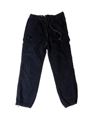 G1 Goods Women’s Size 6 Navy Corduroy Cargo Pants Utility Y2K Drawstring